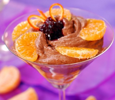 Čokoladni mus a sosom od pomorandže: